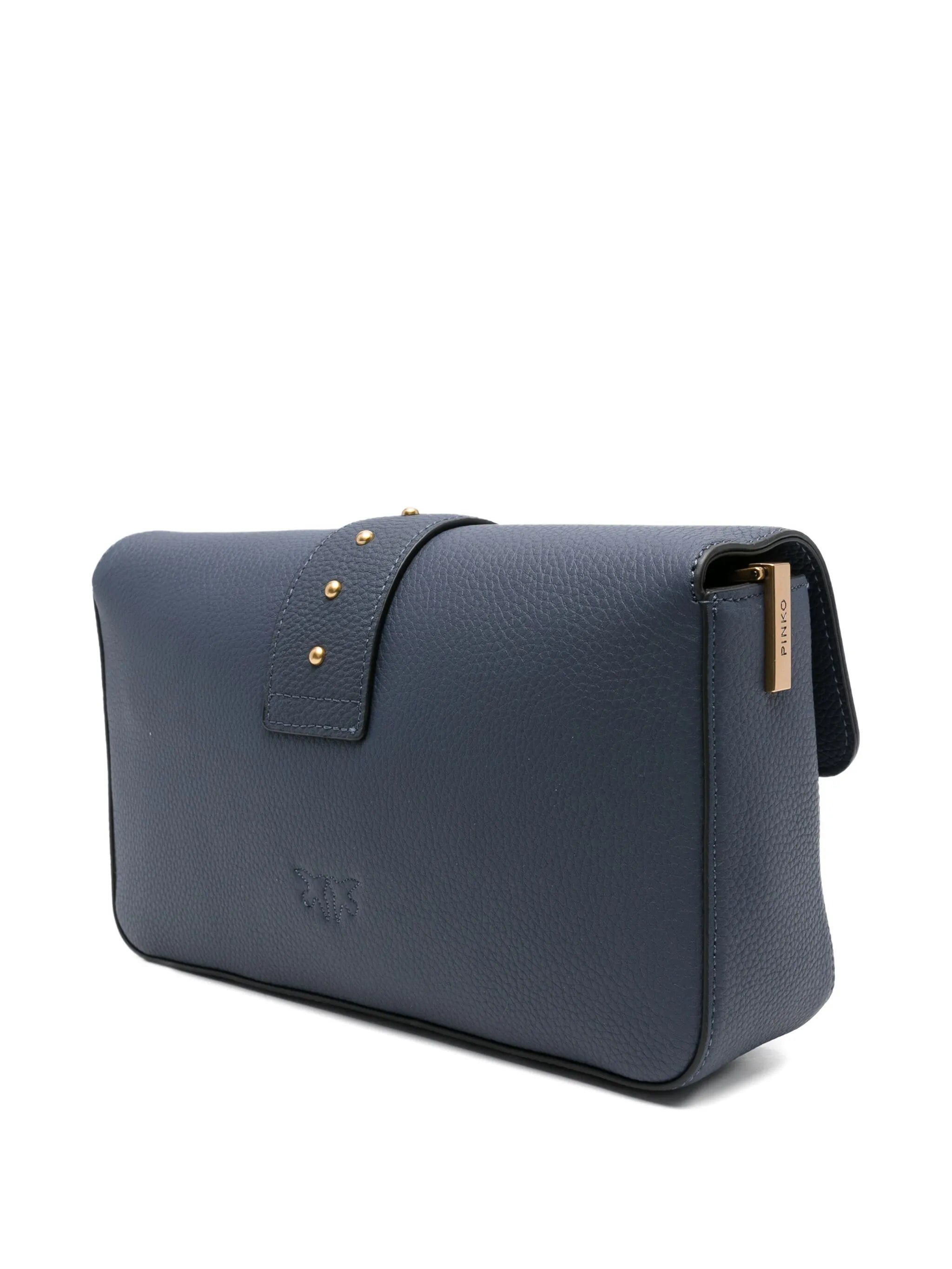 Pinko Love Birds Leather Satchel - 4
