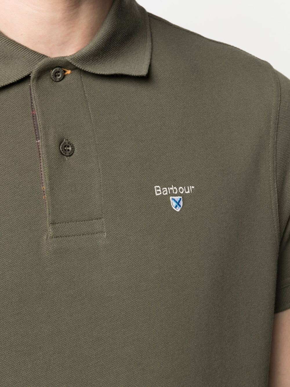 logo-embroidered polo shirt - 5