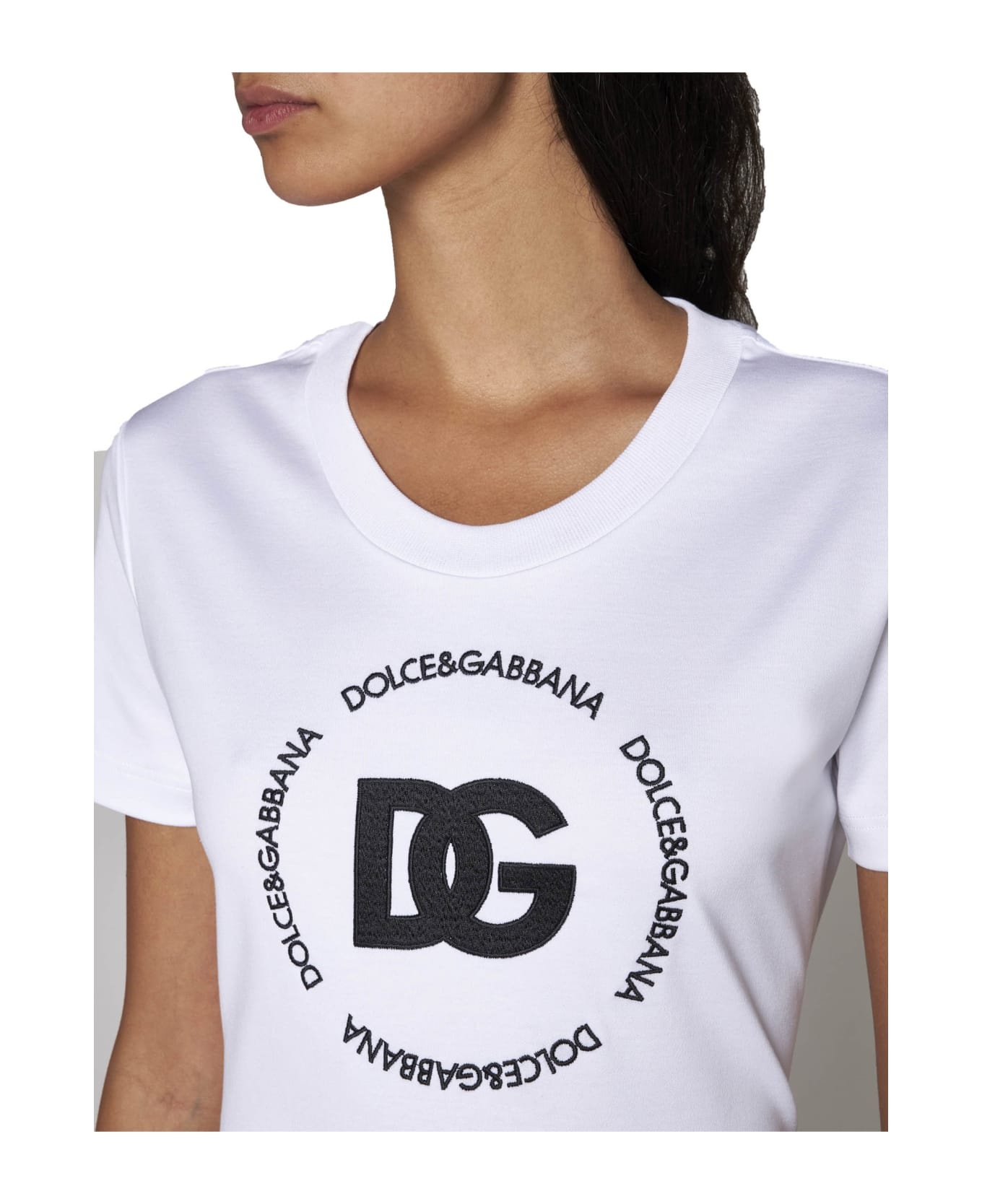 Cotton T-shirt With Dg Logo - 5