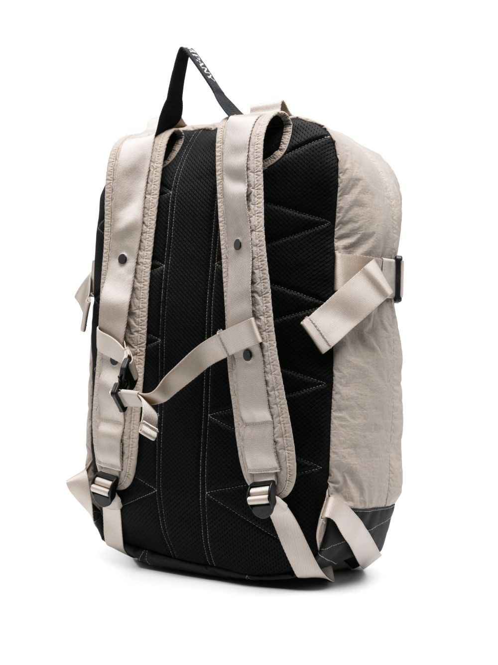 logo-embroidered backpack - 3
