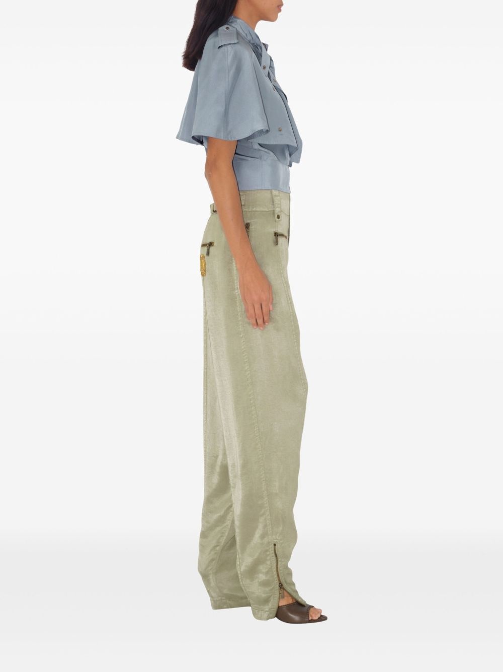 silk cape top - 3
