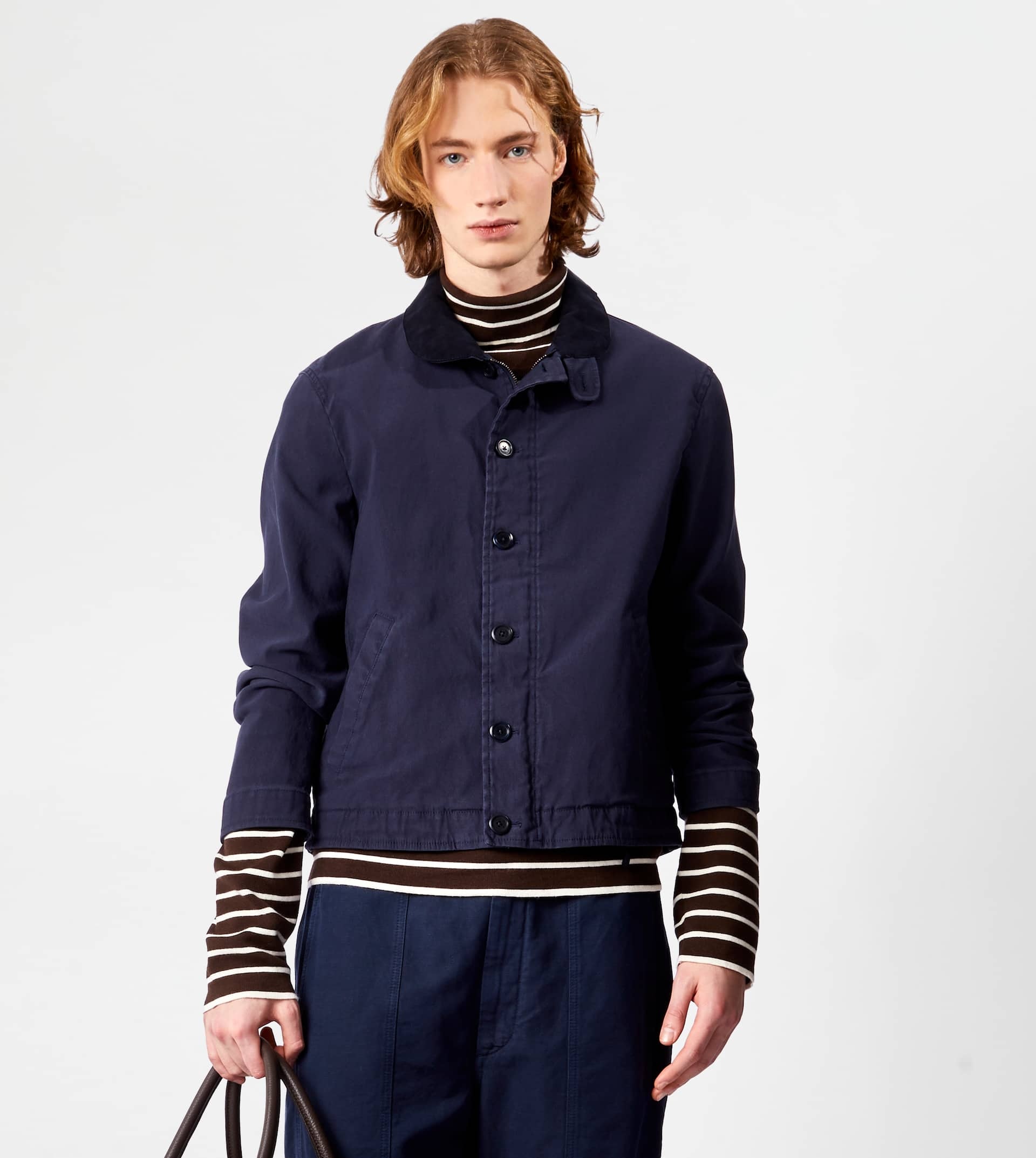 WASHED JACKET - BLUE - 6