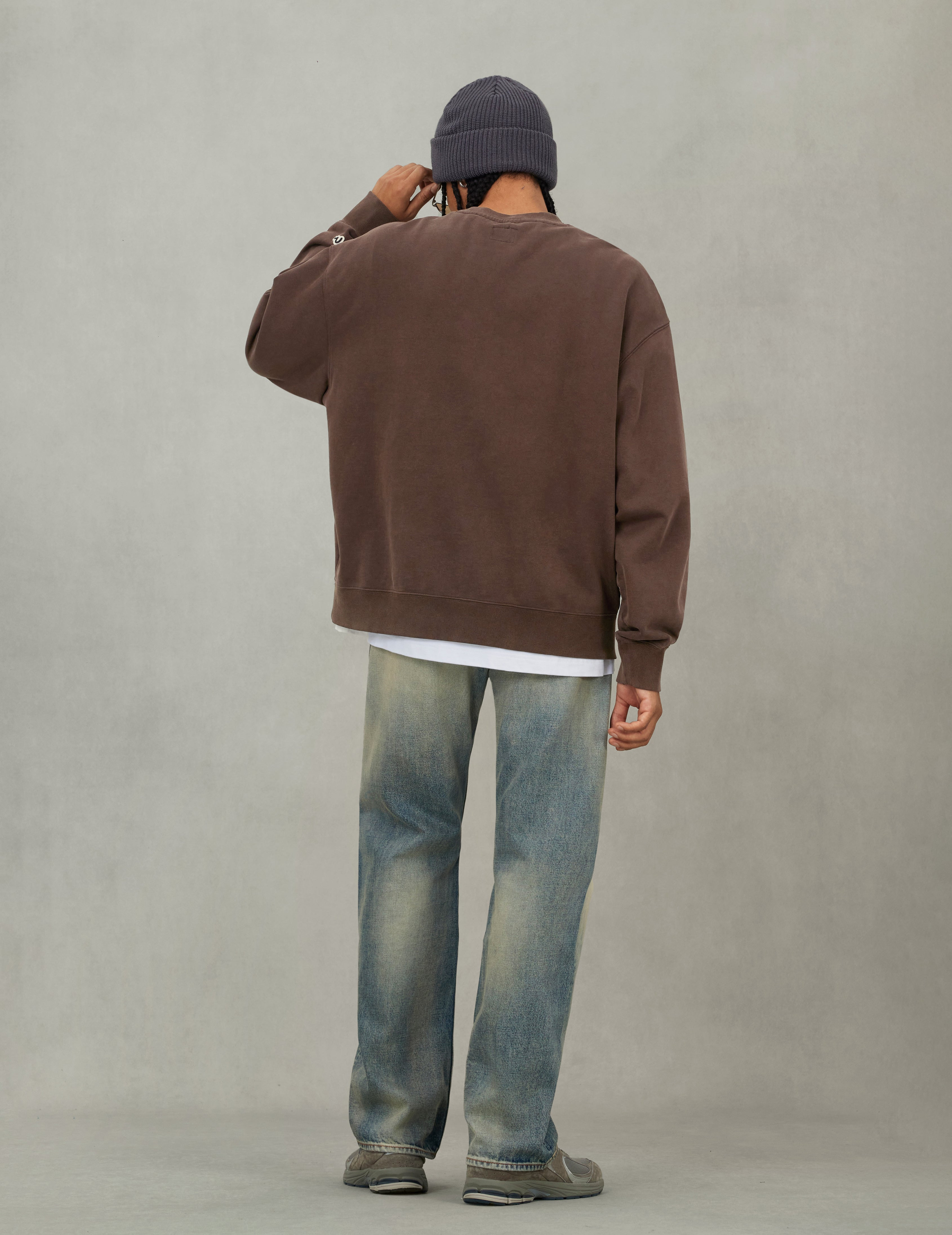 Bowling Workwear Print Relax Fit Sweatshirt - 6