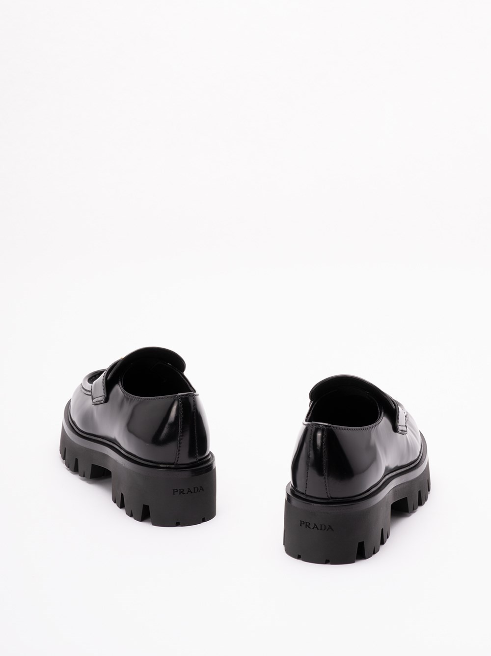 Brushed Leather Loafers - 3
