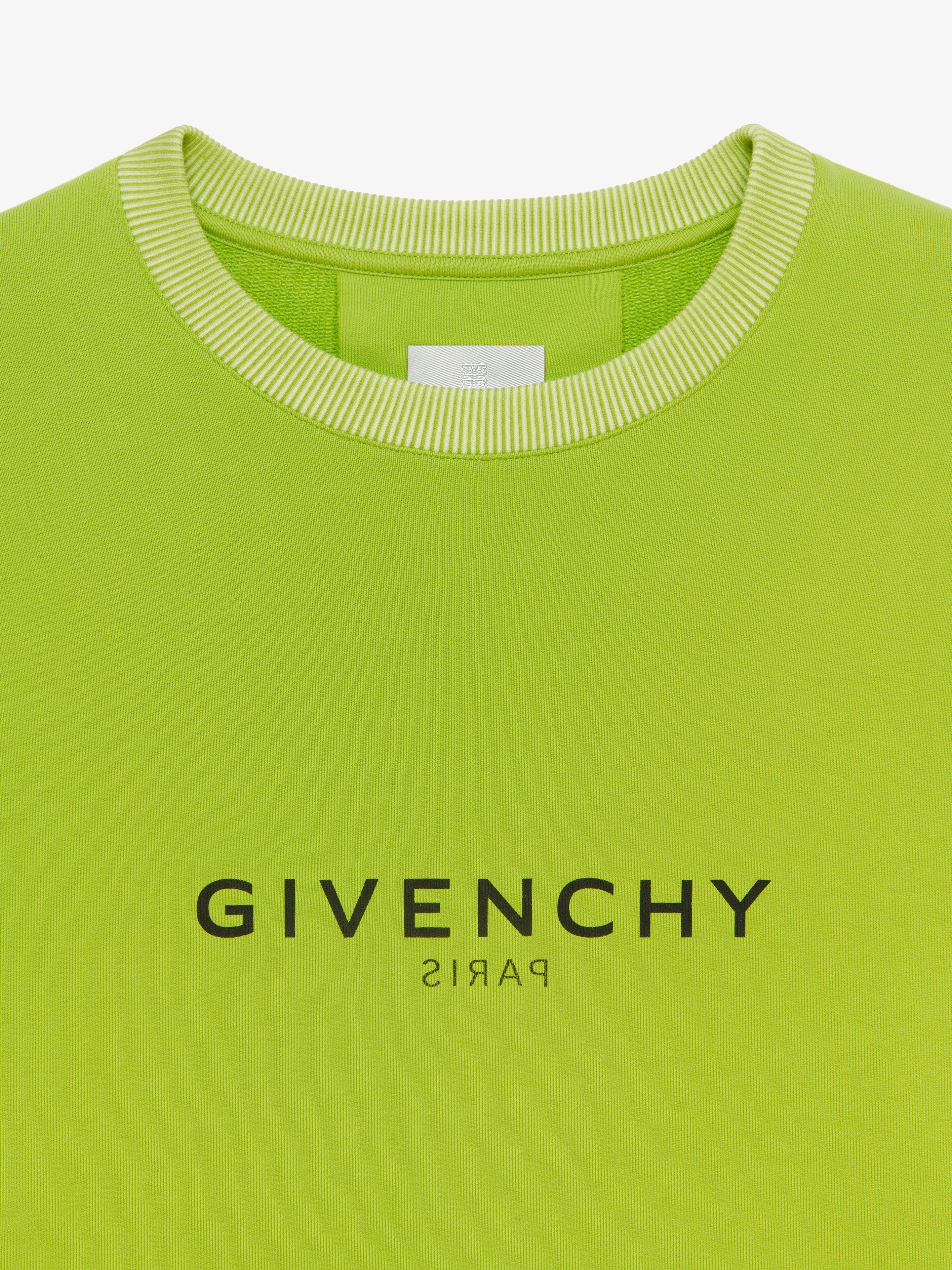 CLASSIC FIT SWEATSHIRT WITH GIVENCHY REVERSE PRINT - 5