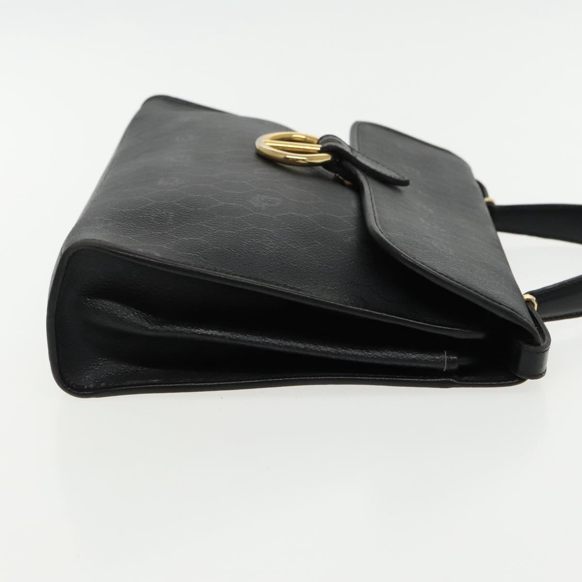 DIOR Honeycomb Canvas Hand Bag Black Gold - 3