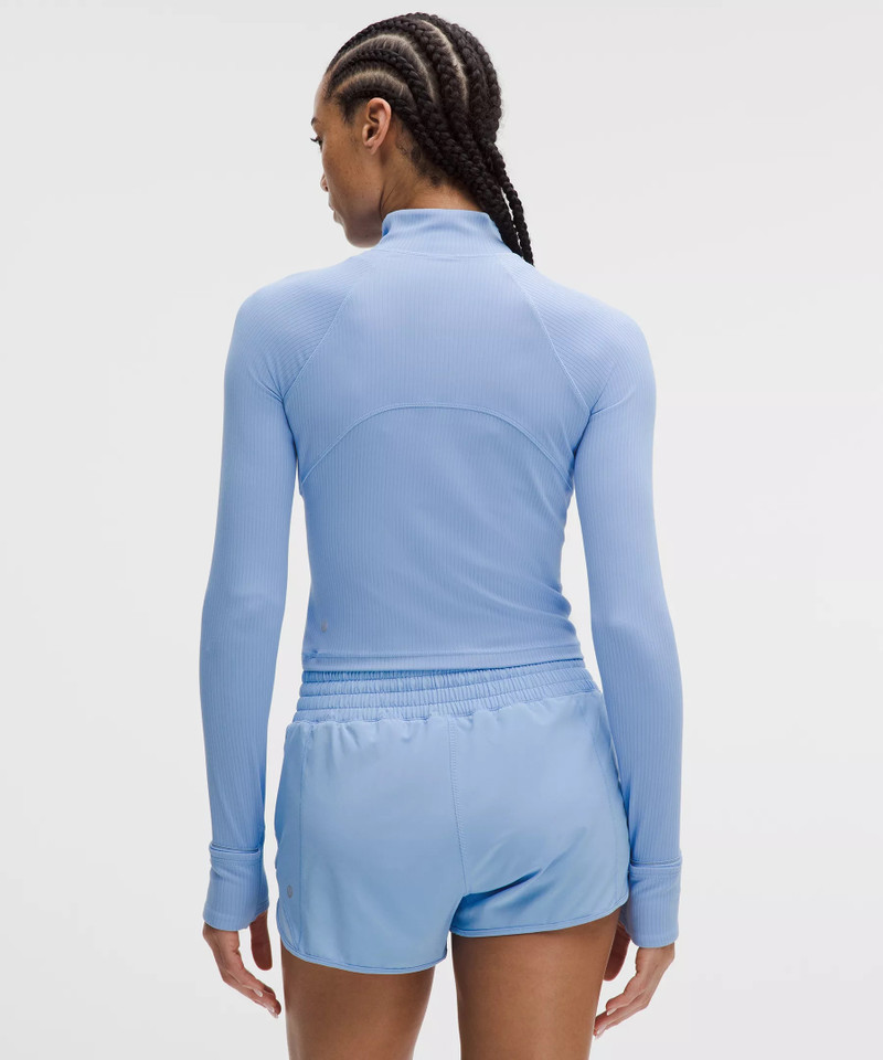 It's Rulu Ribbed Cropped Half Zip *Updated 3