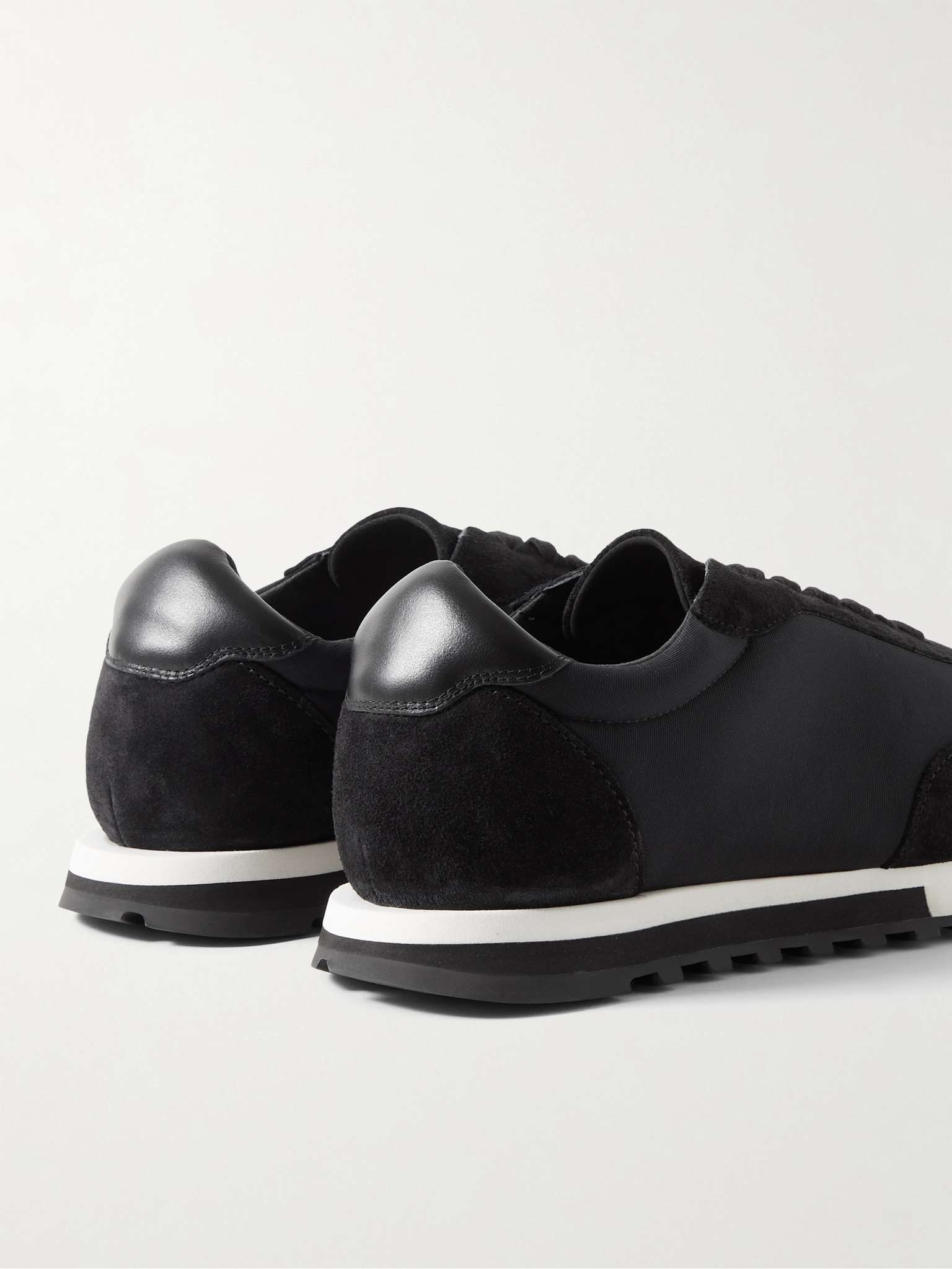 Owen Leather- and Suede-Trimmed Nylon Sneakers - 5