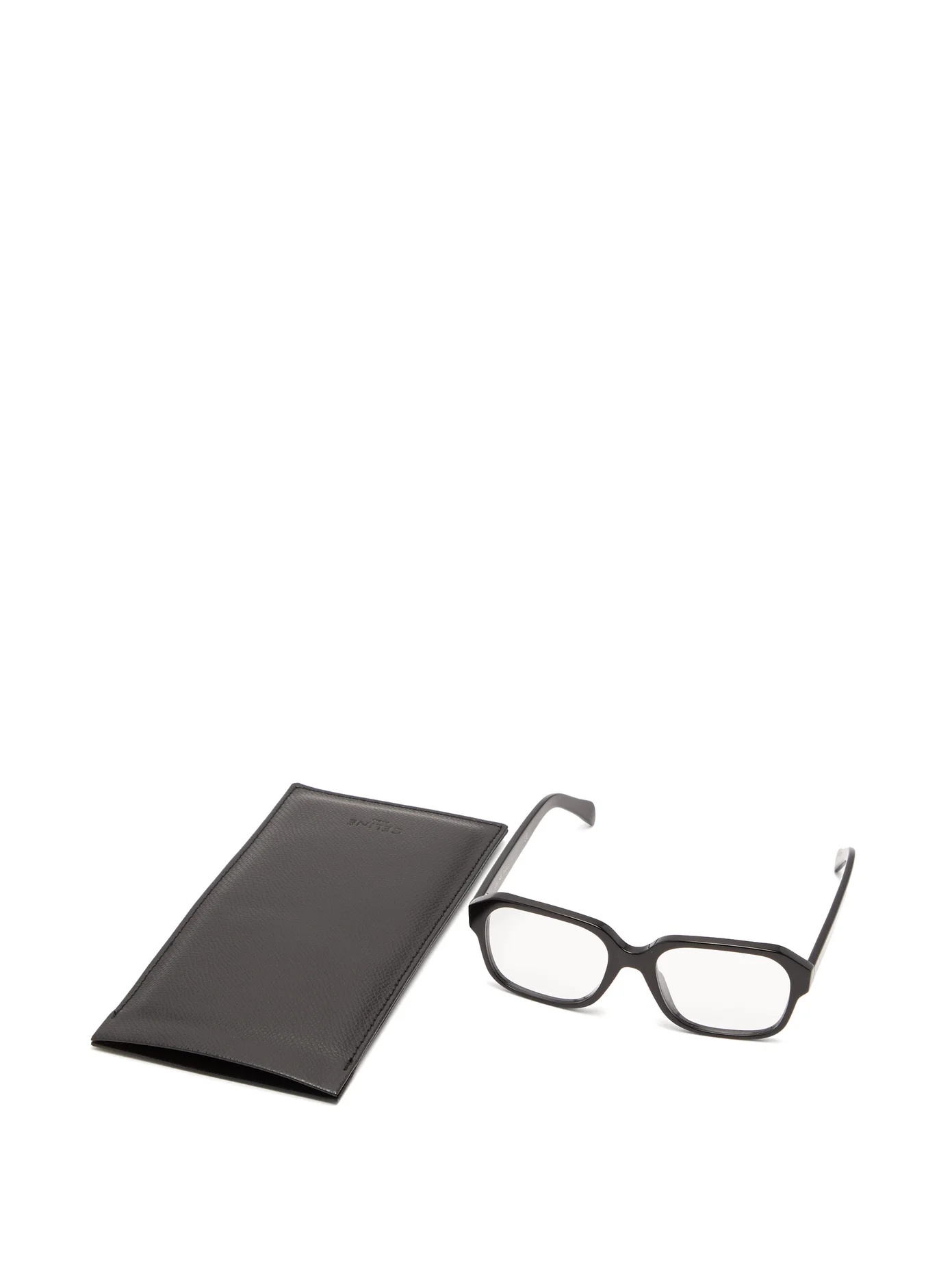 Oversized square acetate glasses - 5