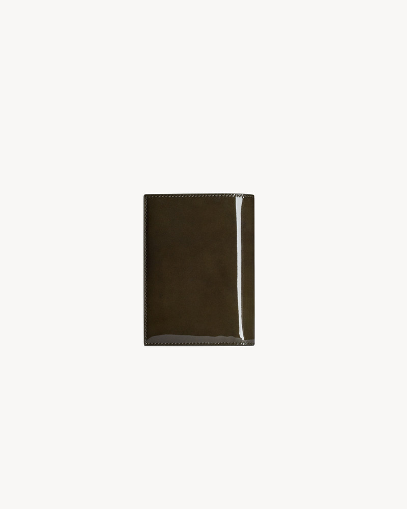 SAINT LAURENT SAINT LAURENT PARIS CREDIT CARD WALLET IN PATENT LEATHER outlook