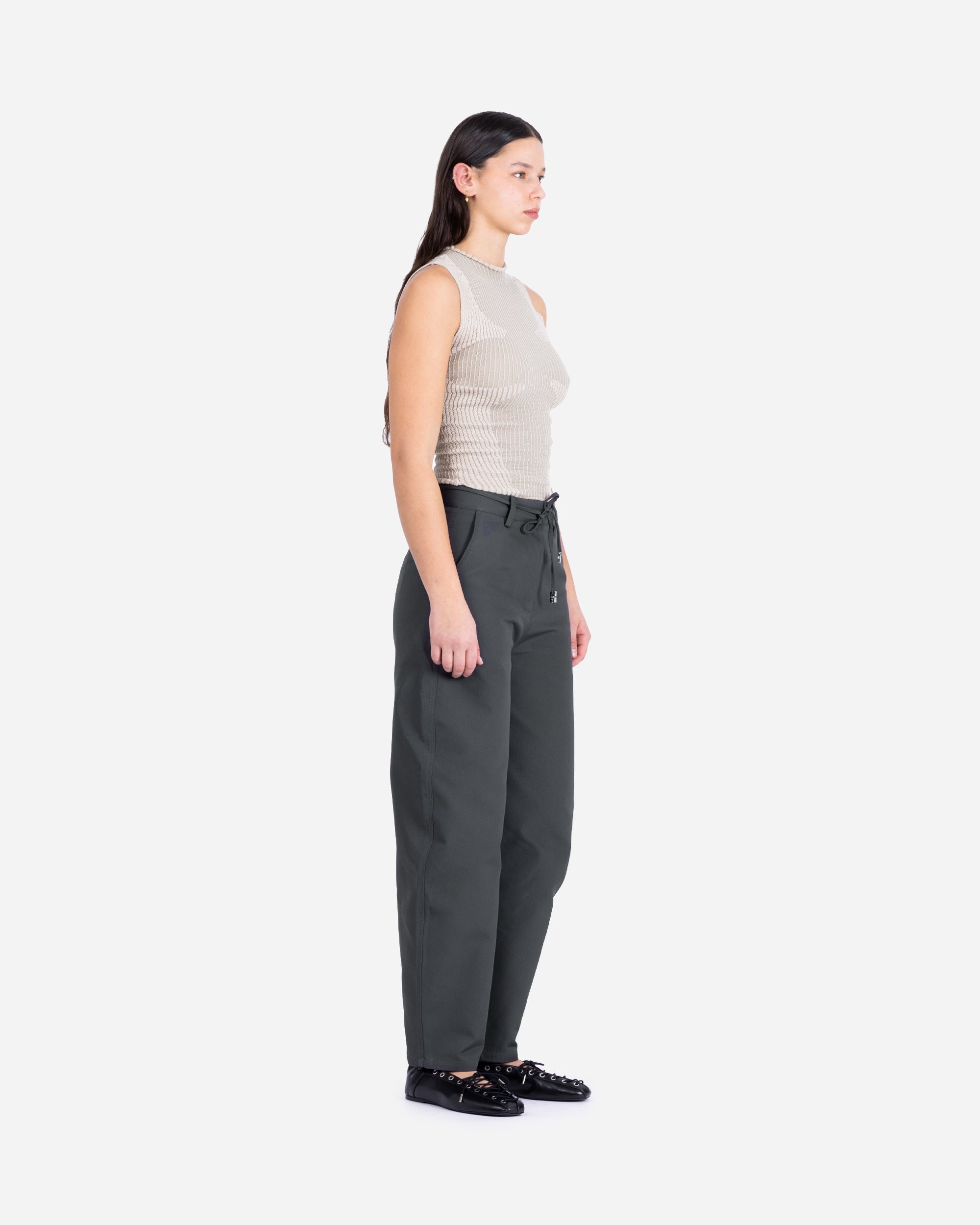Heavy Twill Curved Pants - 4