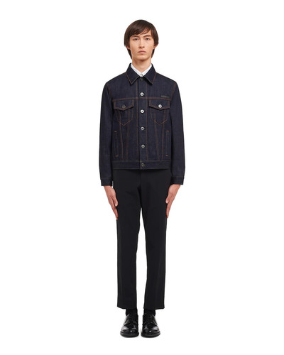 Prada Selvedge denim blouson jacket outlook