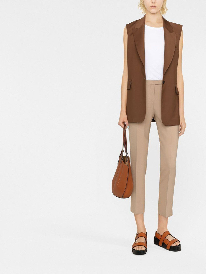PESERICO cropped tailored trousers outlook