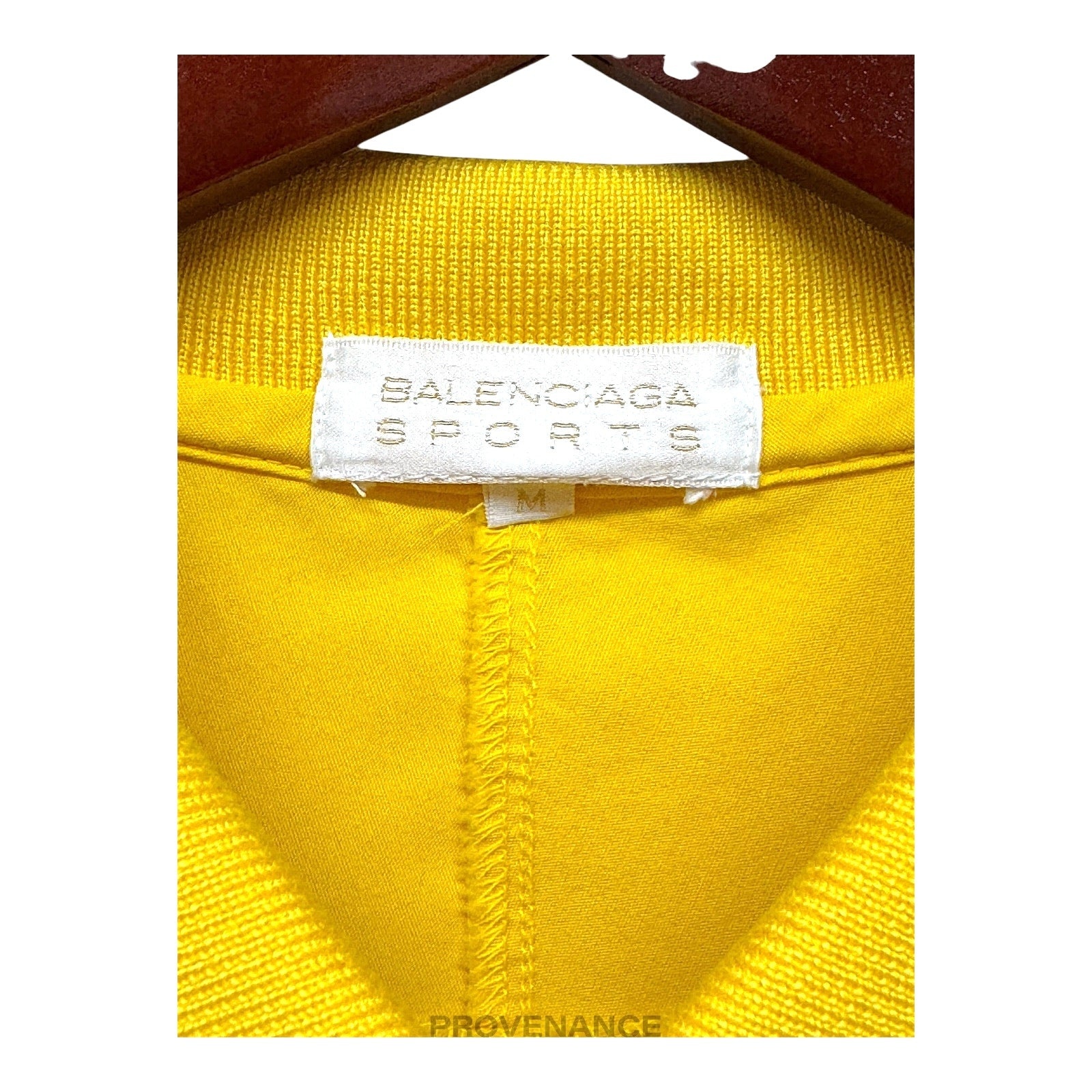 Balenciaga Sports Embroidered Bowling Shirt - Yellow M - 4