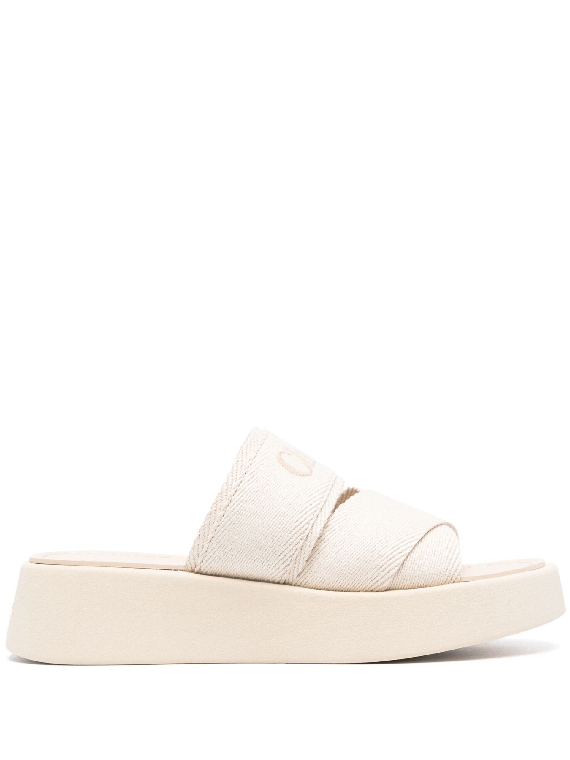 Mila Logo-Embroidered Sandals - 1