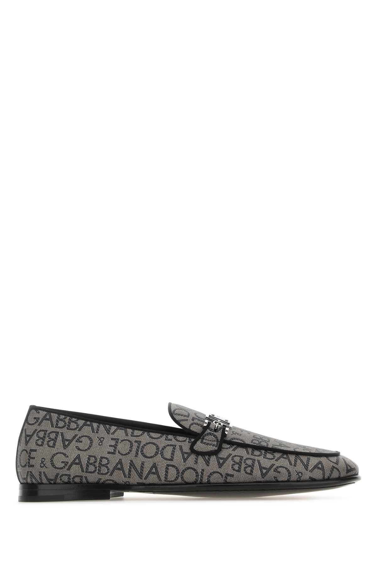 Dolce & Gabbana Men Printed Jacquard Loafers - 1