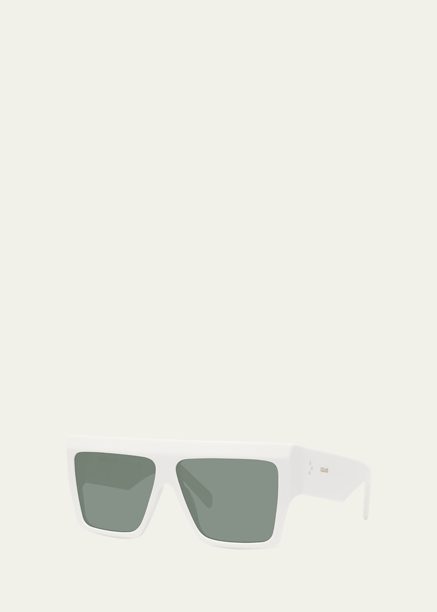 Chunky Rectangle Acetate Sunglasses - 1