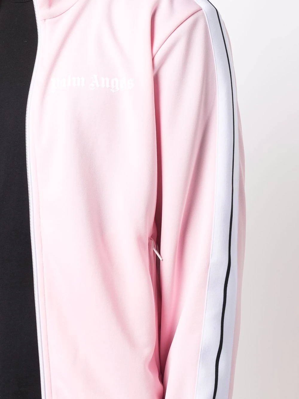 Classic side-stripe zipped jacket - 5