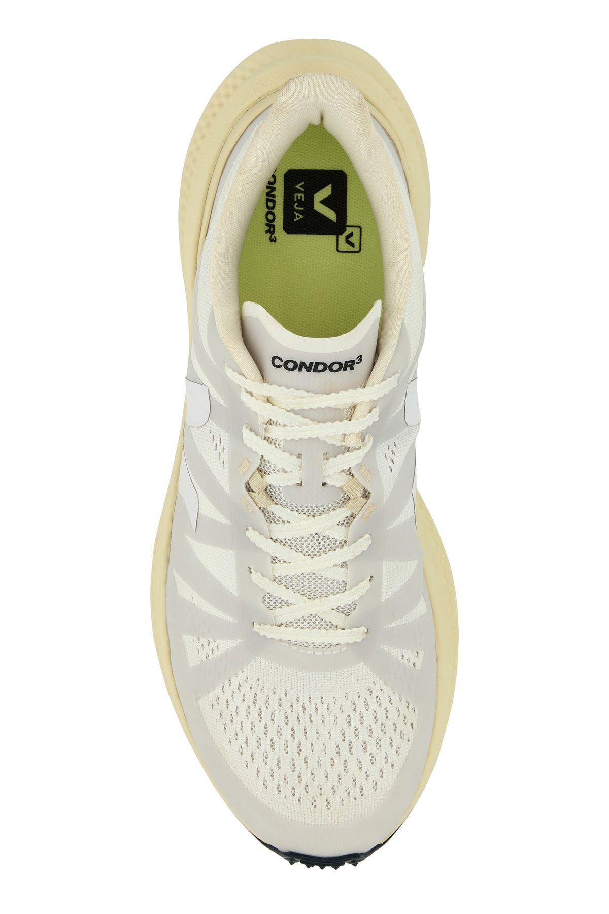 White fabric Condor 3 sneakers - 4