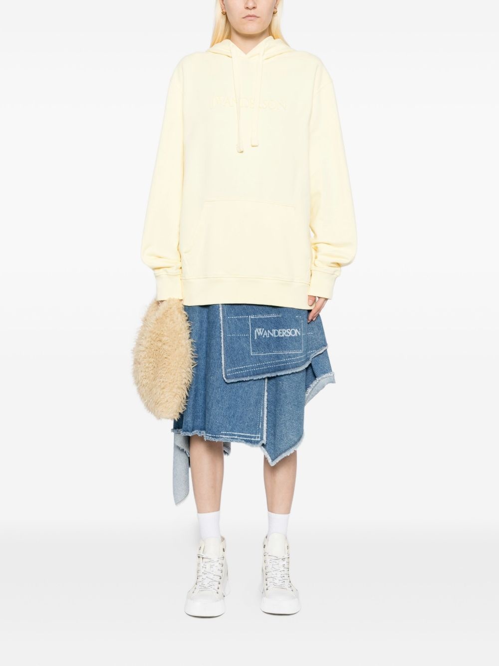 logo-embroidered hoodie - 2
