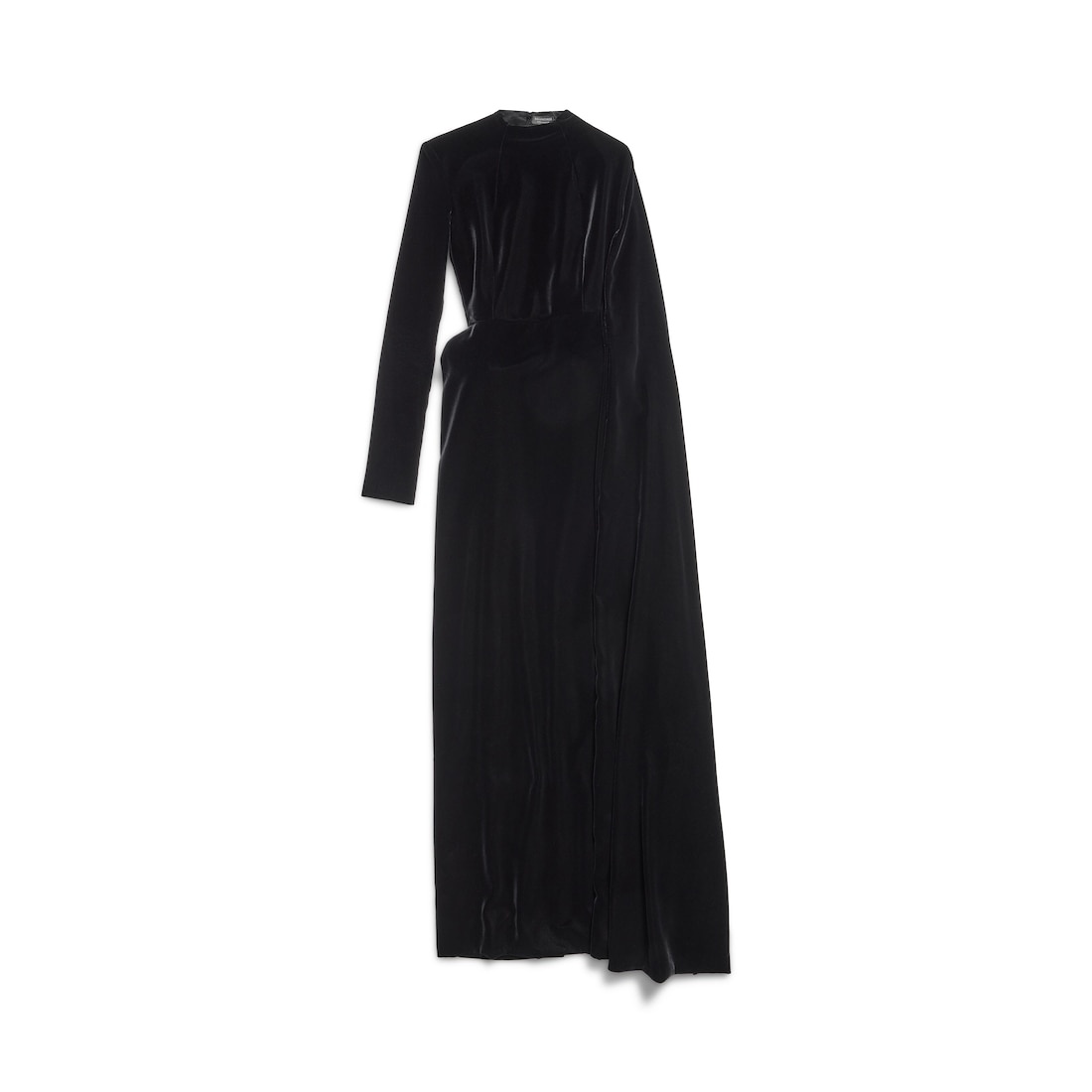 Women's Maxi Sleeve Gown in Black - 1