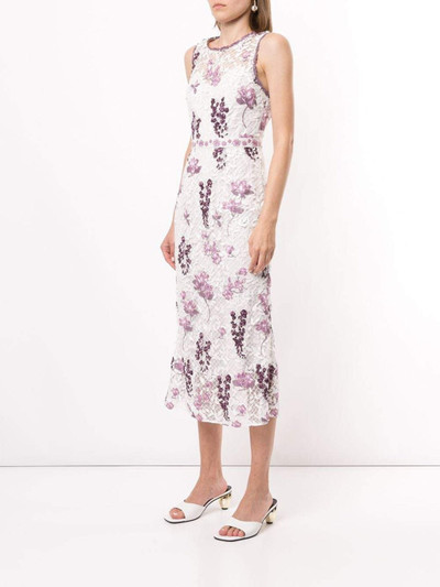 Marchesa SLEEVELESS FLORAL GUIPURE DRESS outlook