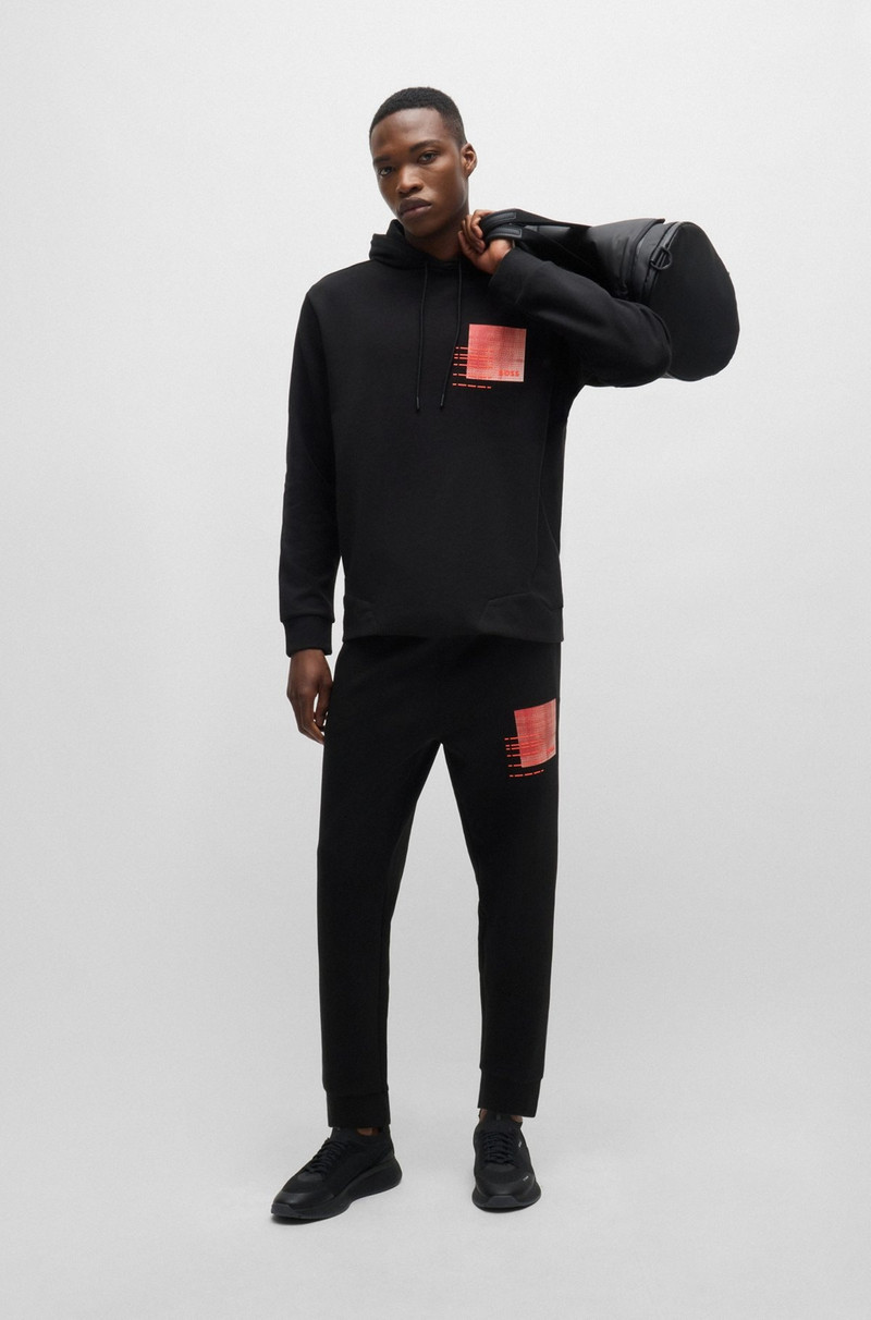 BOSS HOODIE WITH SEASONAL ARTWORK outlook