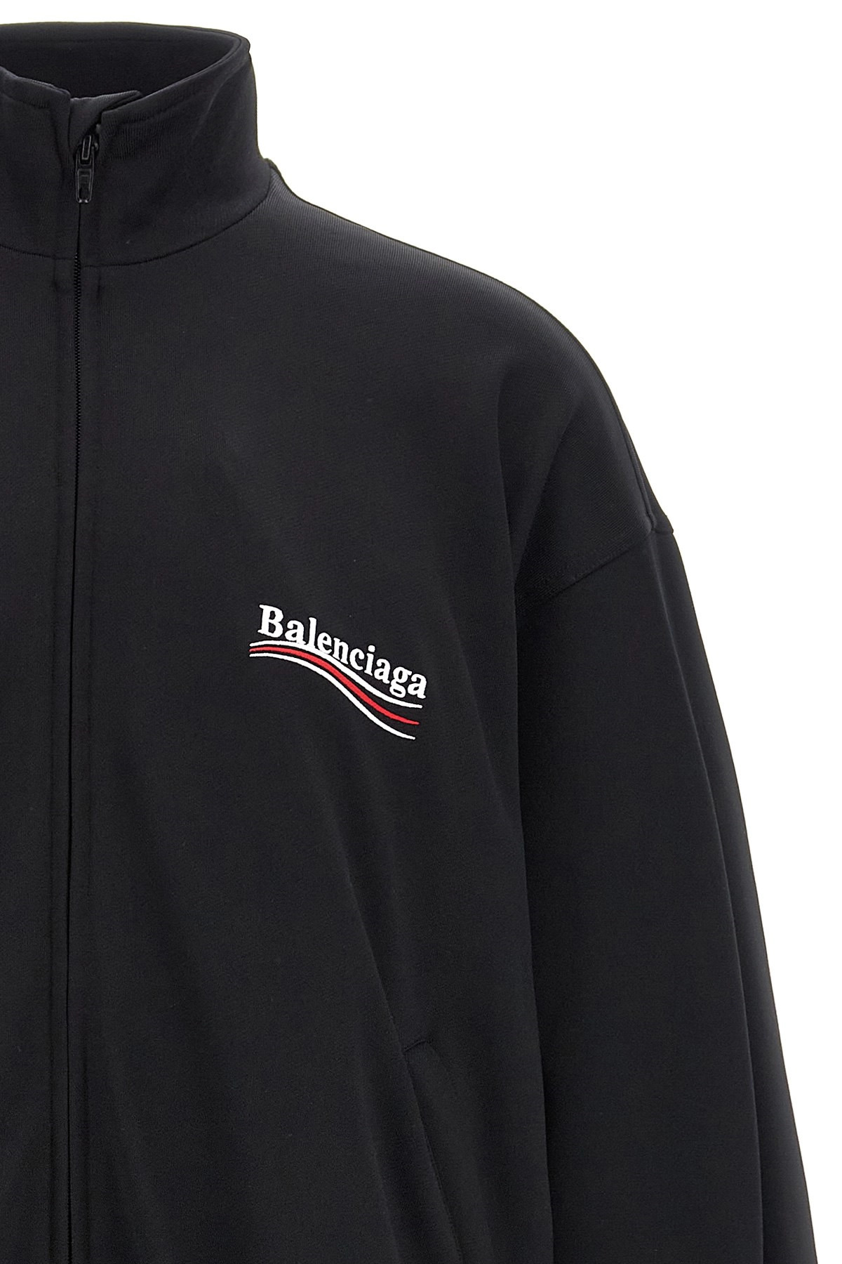 Logo embroidery sweatshirt - 4