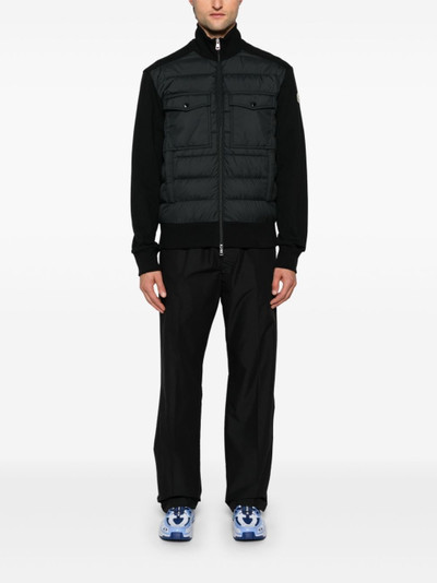 Moncler panelled jacket outlook