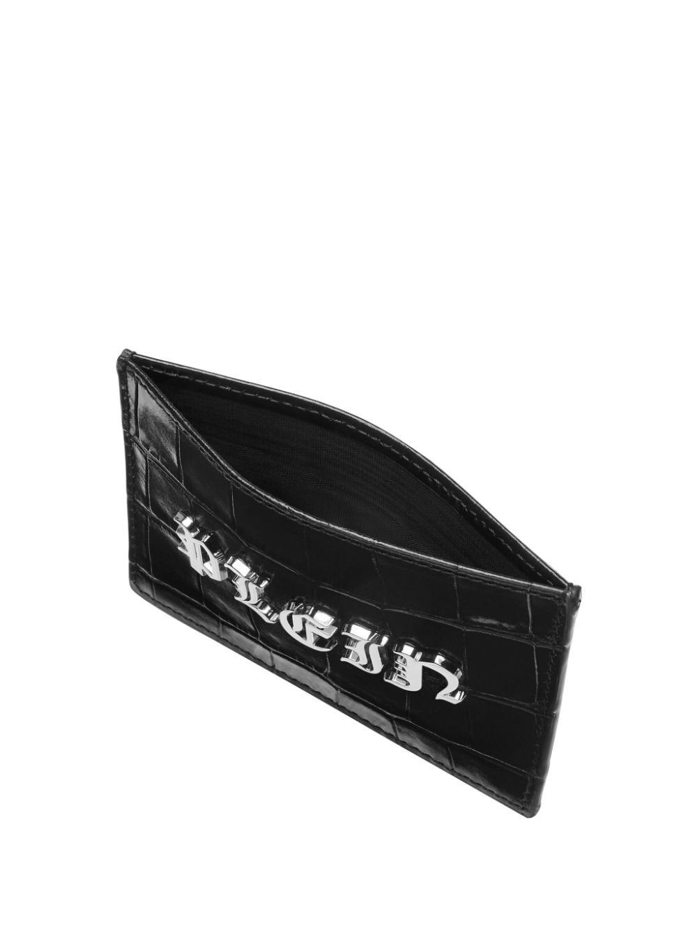 Gothic Plein crocodile-embossed cardholder - 2