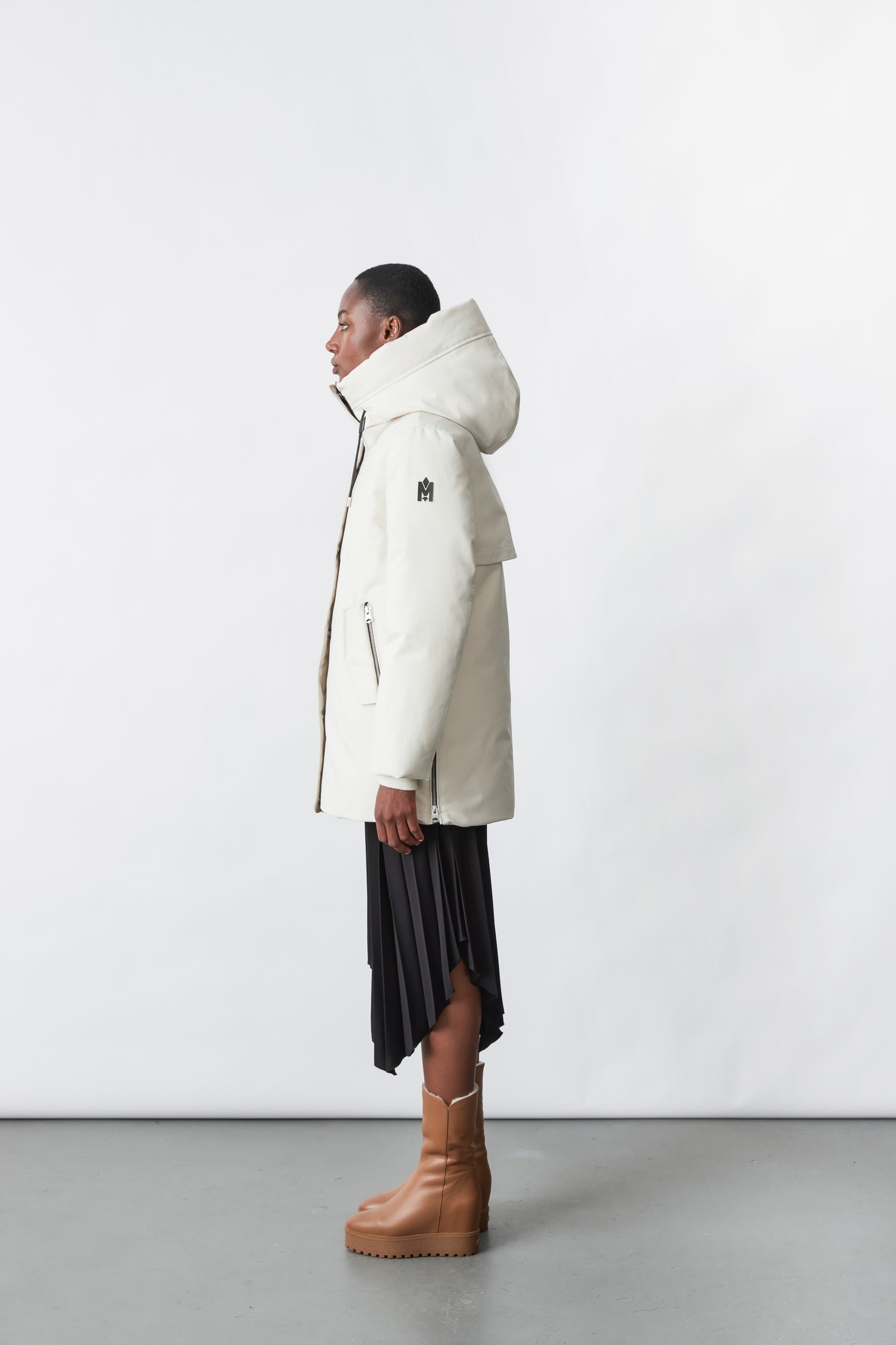 KINSLEE 2-in-1 oversized down parka with bib - 3