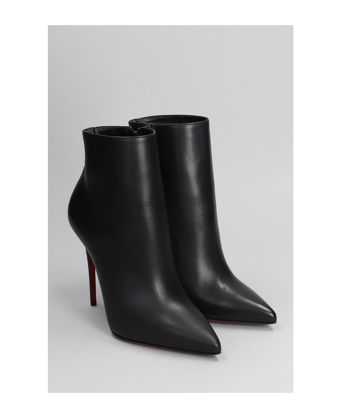 So Kate Booty High Heels Ankle Boots In Black Leather - 2