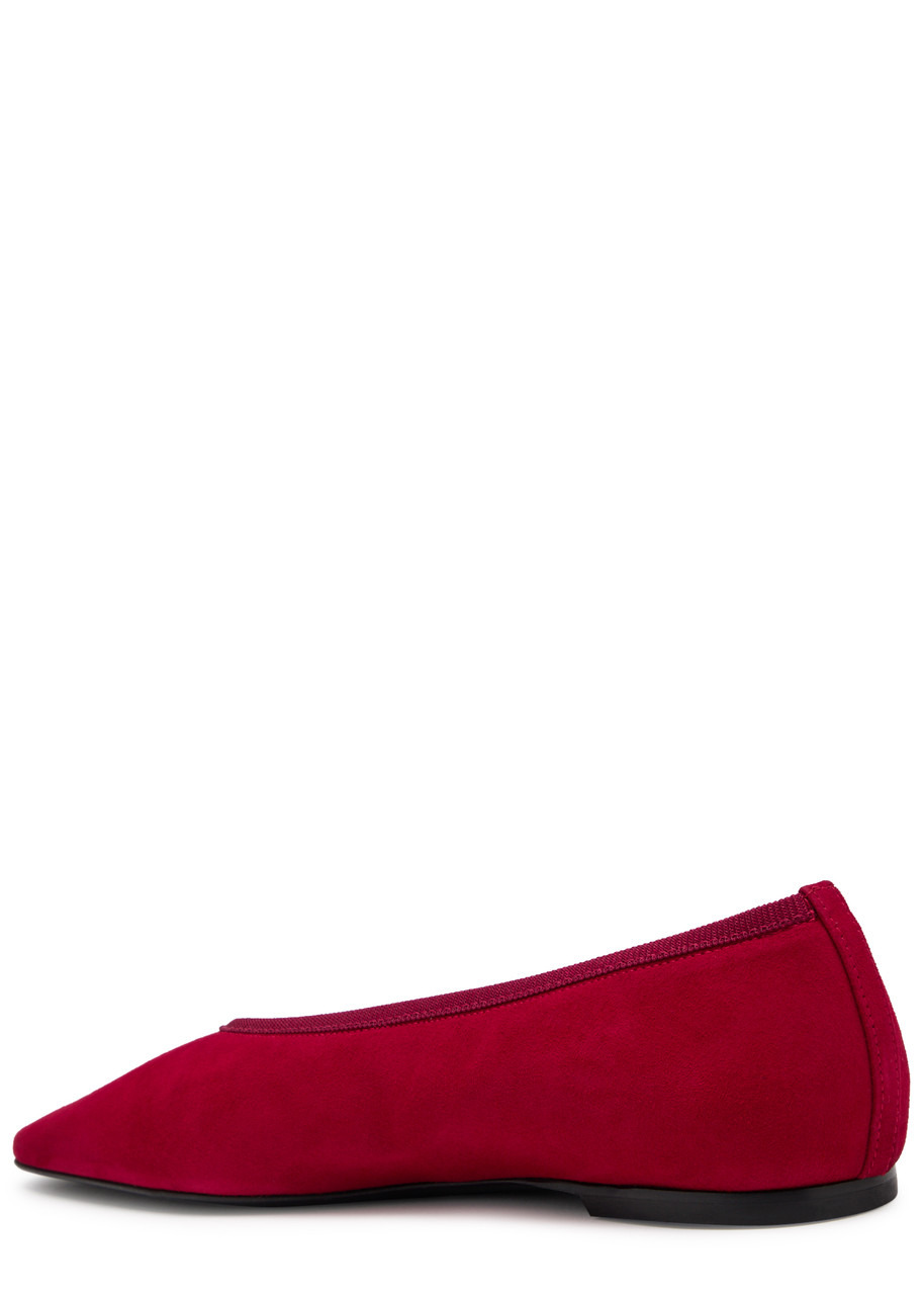 Toteme Minimalist Suede Ballet Flats - 2