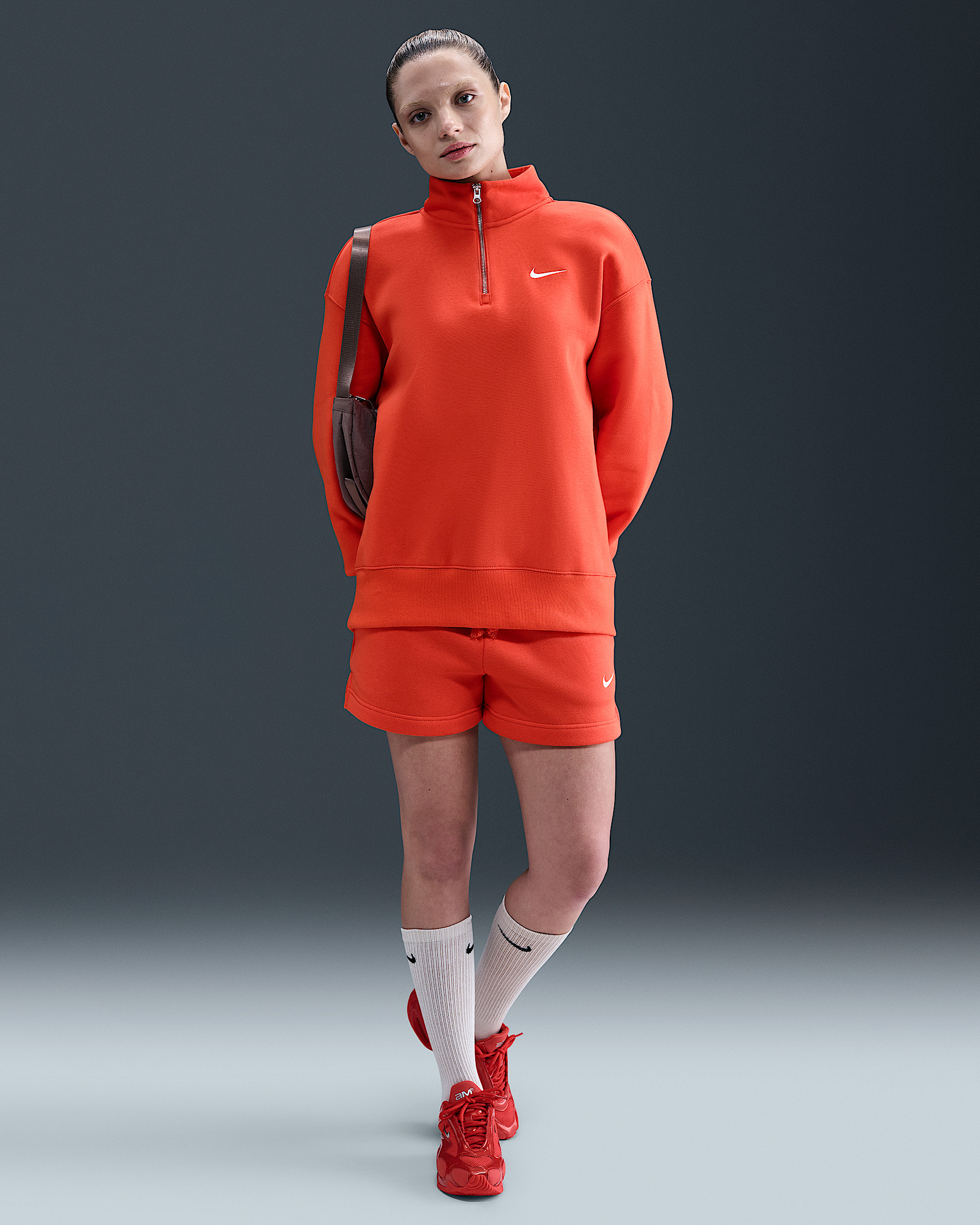 Nike Sportswear Phoenix Fleece Women's Oversized 1/4-Zip Long Sweatshirt - 4