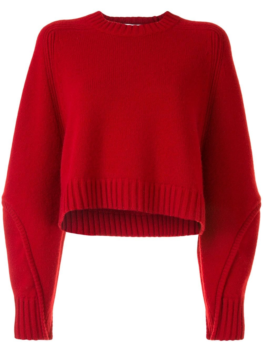 cropped high-neck jumper - 1