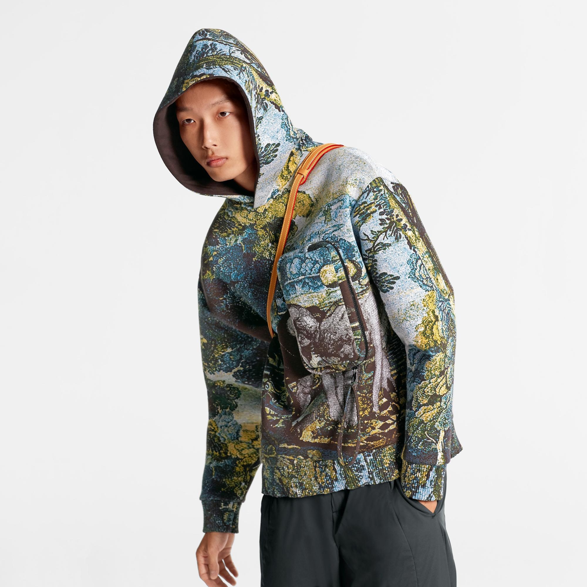 Tapestry Jacquard 3D Pocket Hoodie - 4