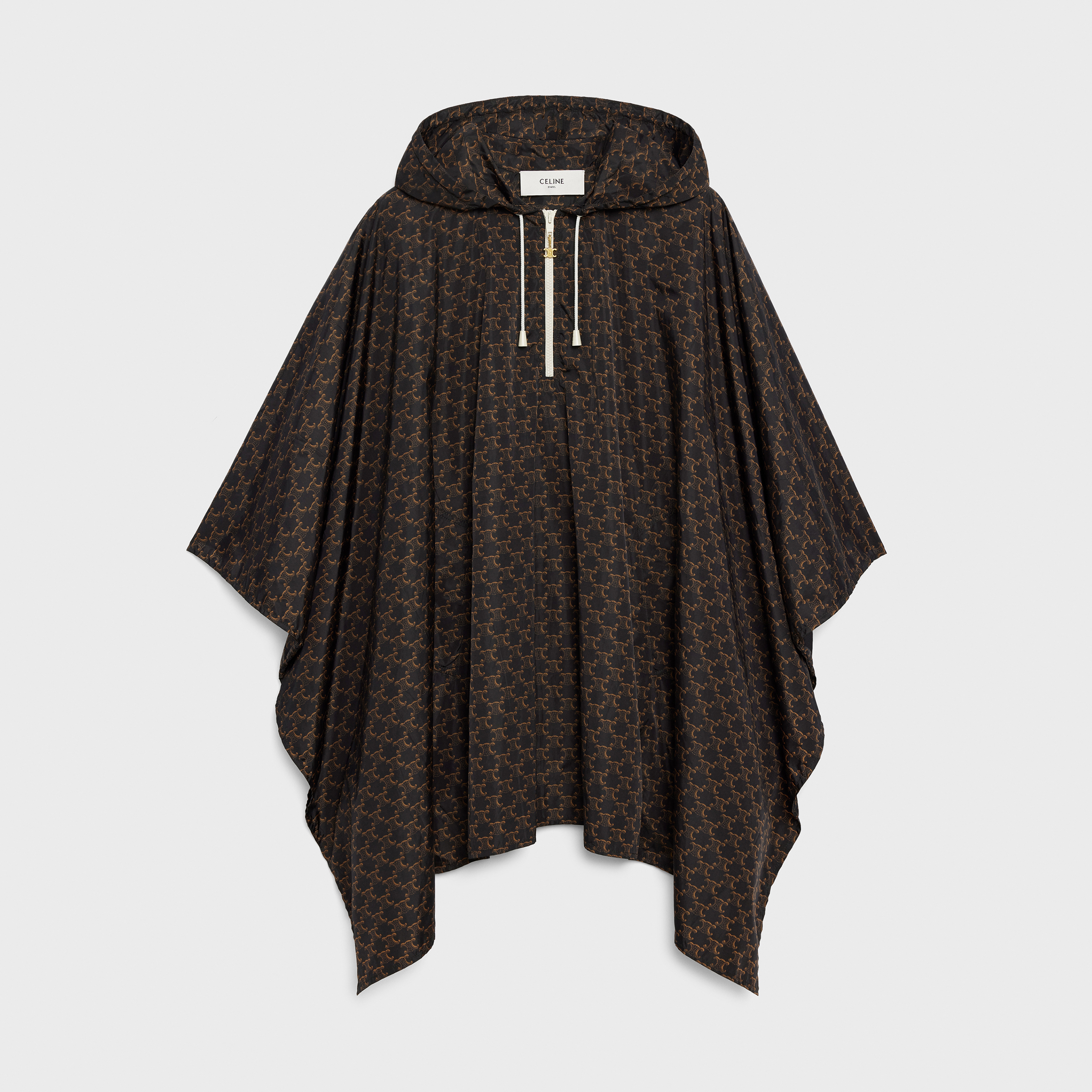 WINDBREAKER PONCHO WITH MONOGRAM IN NYLON - 1