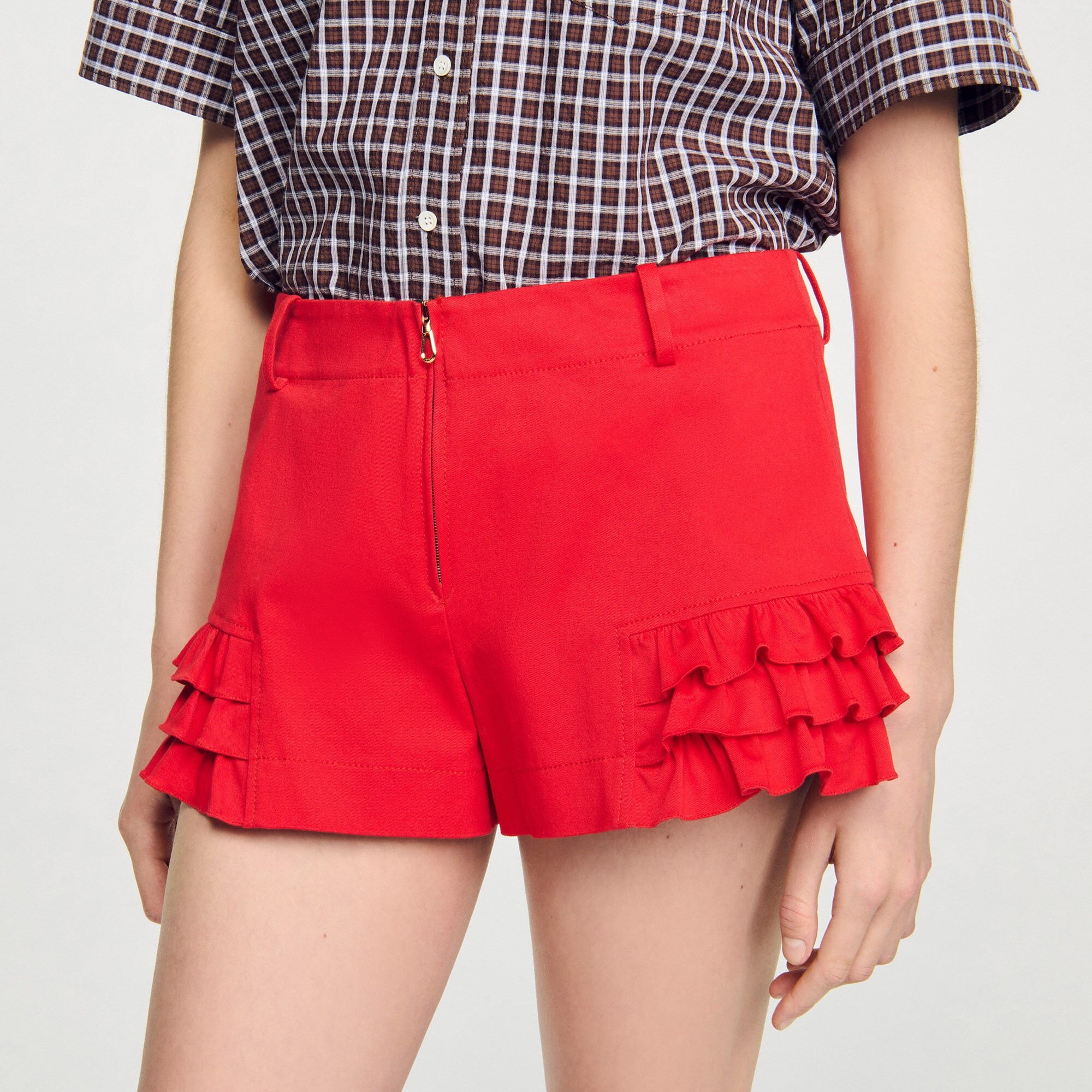 RUFFLED SHORTS - 3