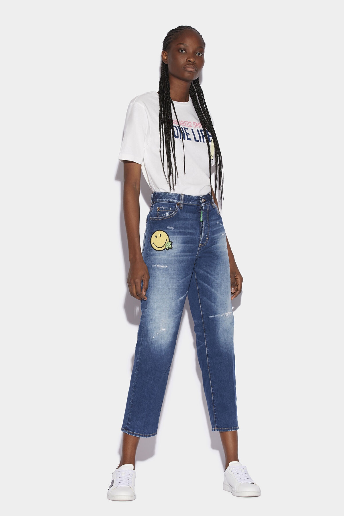 SMILEY PARTIALLY ORGANIC COTTON BOSTON JEANS - 2