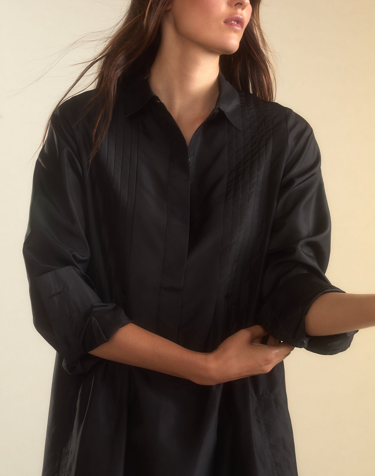 Undercover Silk Taffeta Shirt Dress - 7