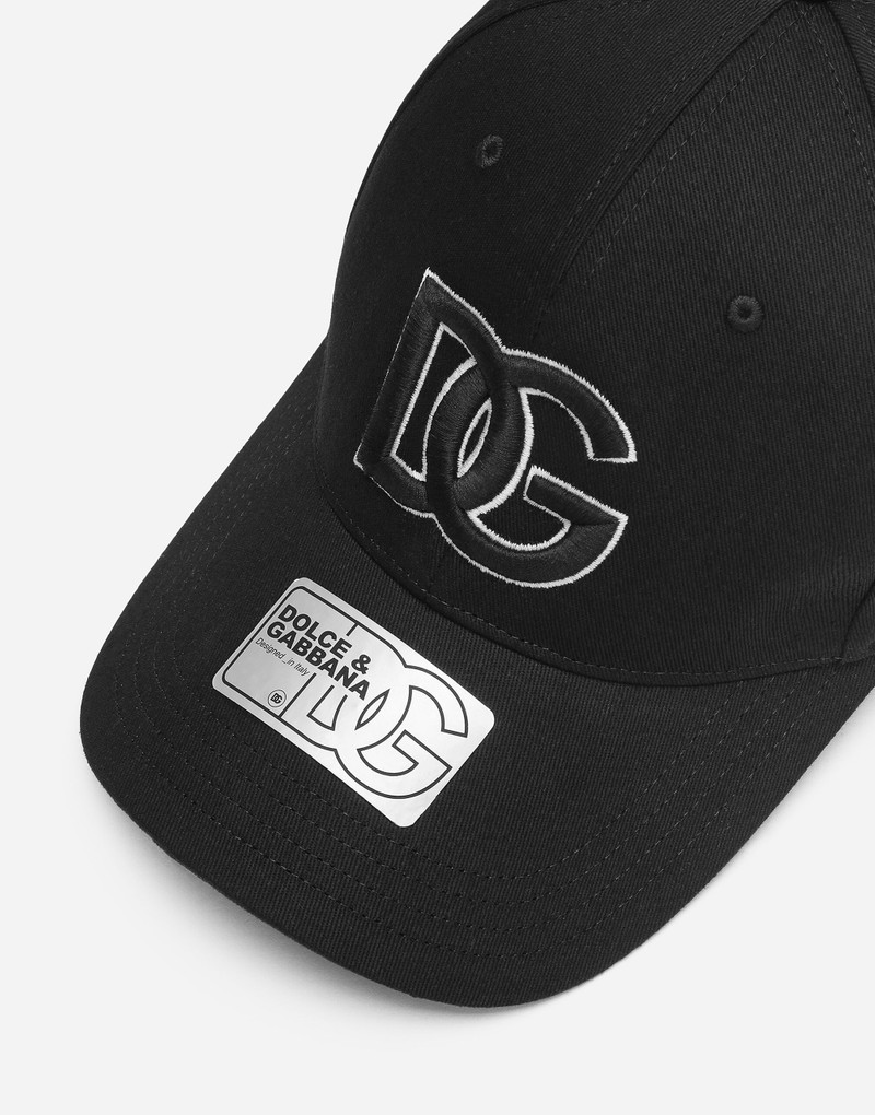 Dolce & Gabbana Cotton baseball cap with DG embroidery outlook