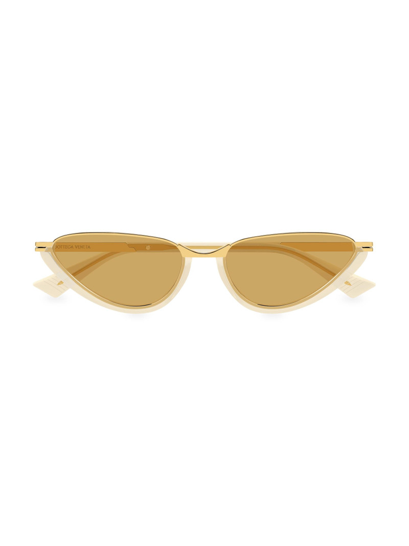 Women's Metal Combi 56MM Cat-Eye Sunglasses - Yellow 1