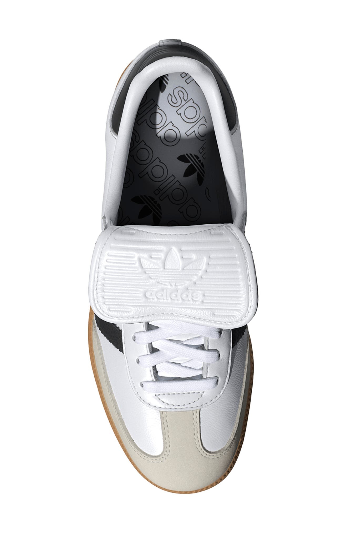 adidas Samba LT Sneaker in White/Black/Gold Metallic at Nordstrom - 4