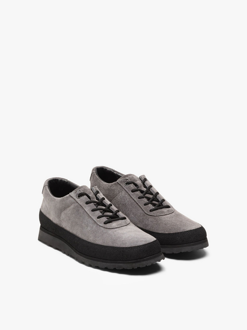 TARVAS DARK GREY SUEDE EXPLORER SHOES 2