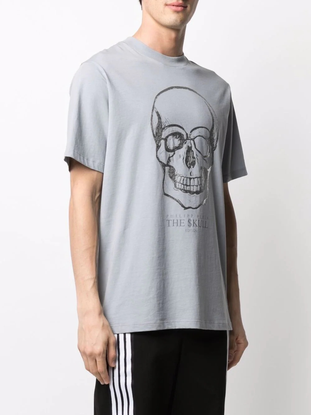 skull-print cotton T-shirt - 3