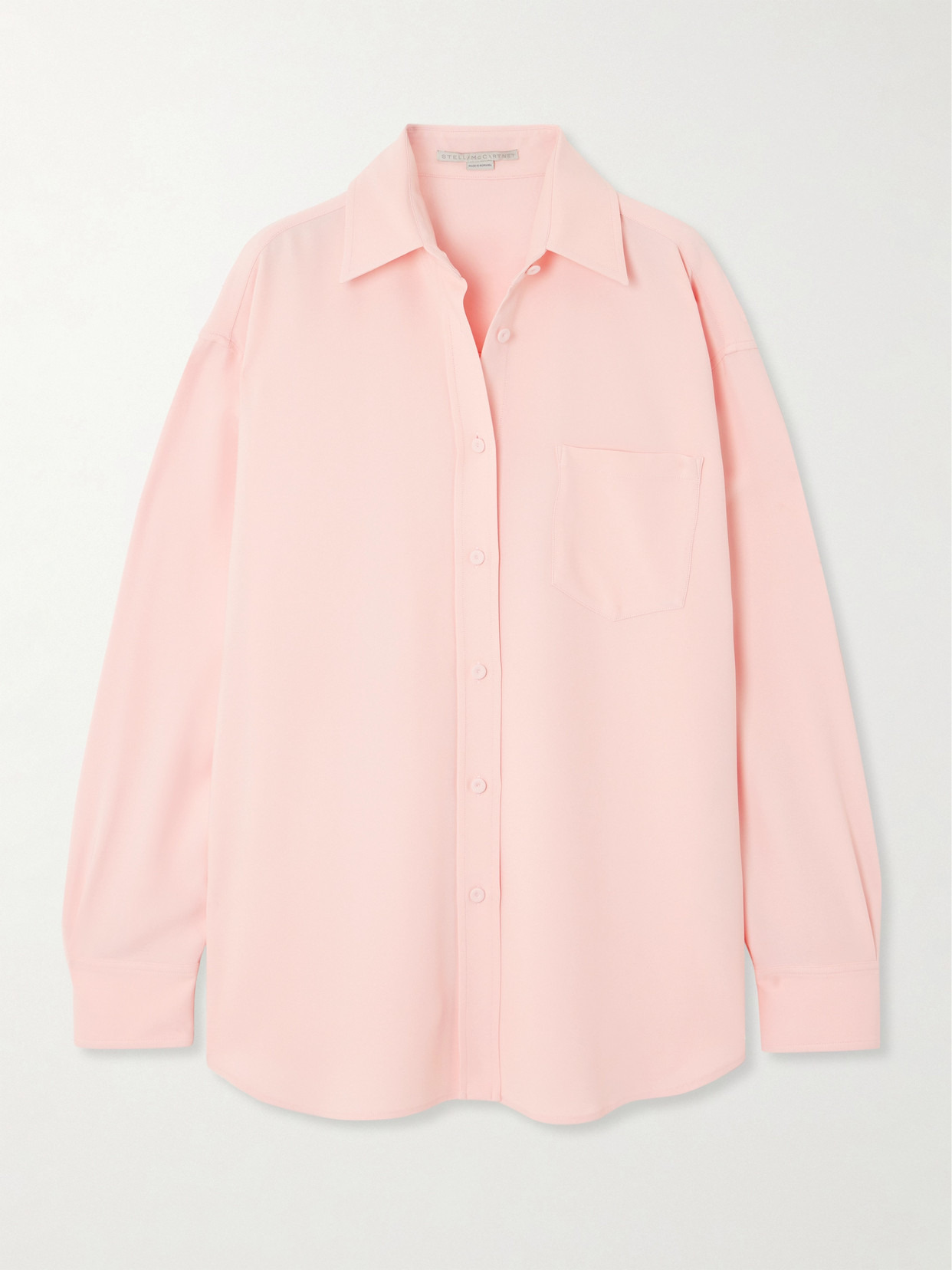 Oversized Crepe Shirt - 1