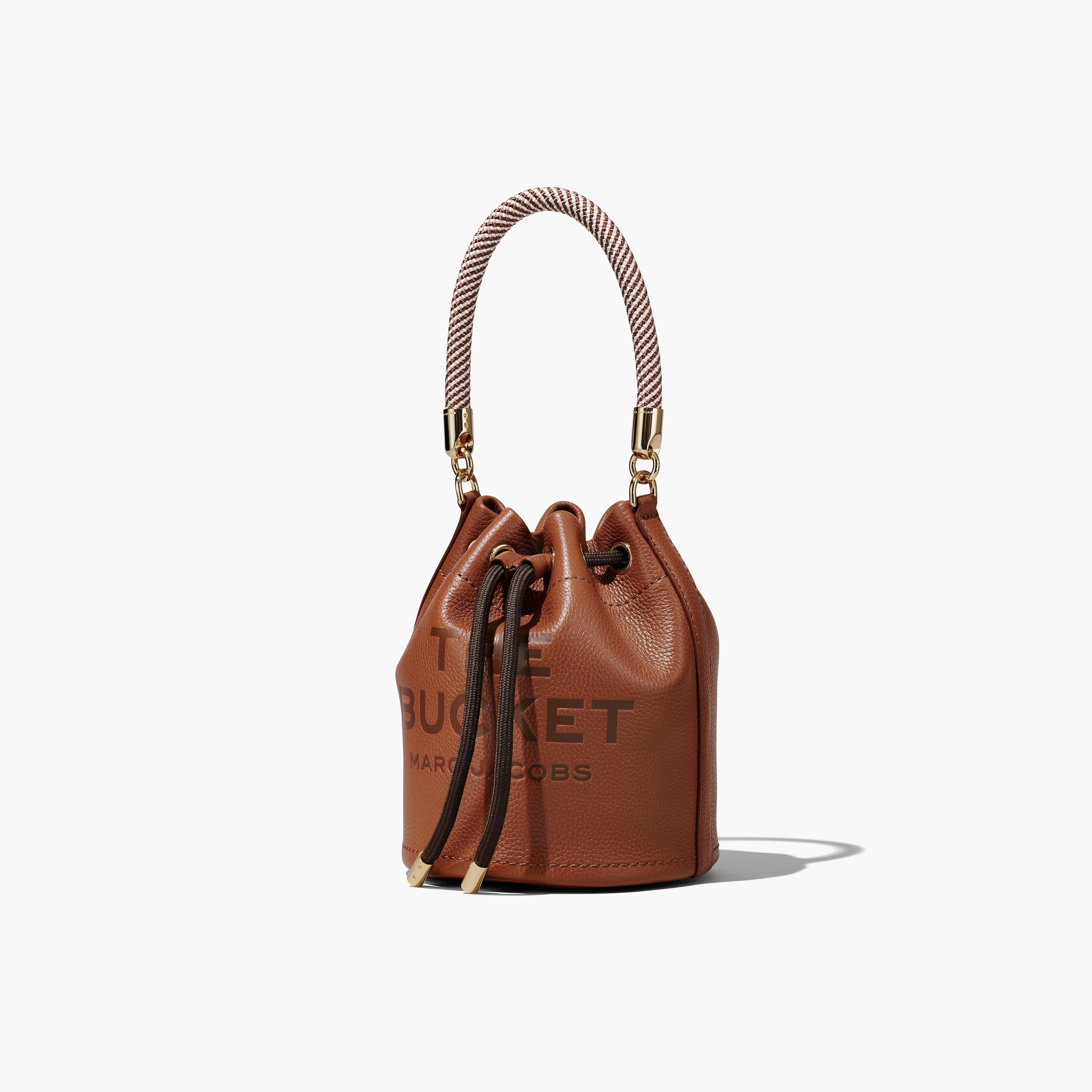 THE LEATHER BUCKET BAG - 4