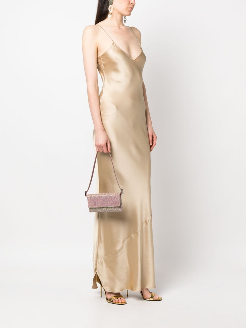 BENEDETTA BRUZZICHES Vittissima crystal-embellished shoulder bag outlook