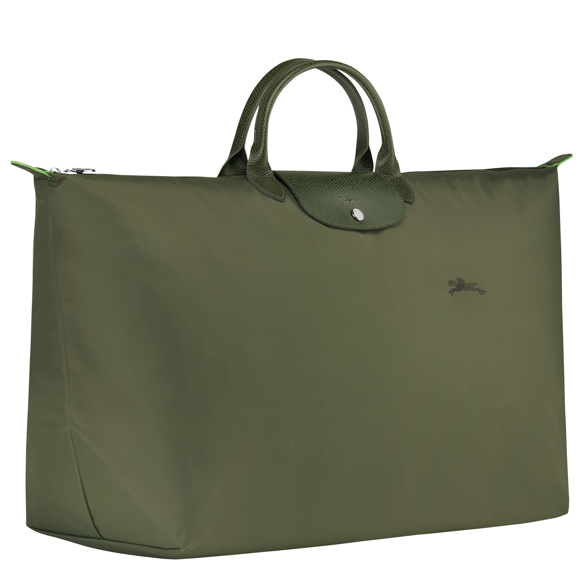 Le Pliage Green M Travel bag Forest - Recycled canvas - 3