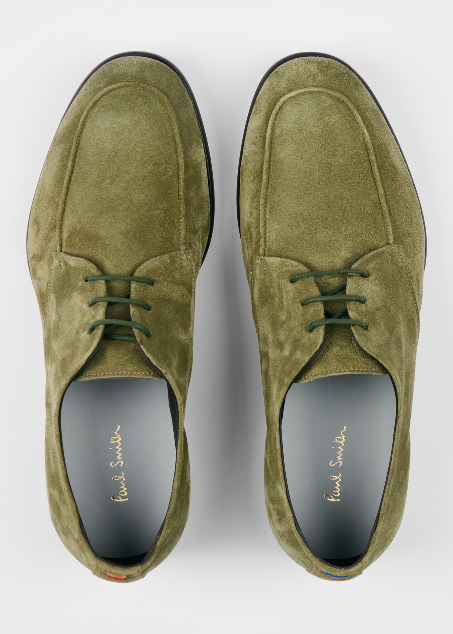 Khaki Suede 'Carlo' Shoes - 3